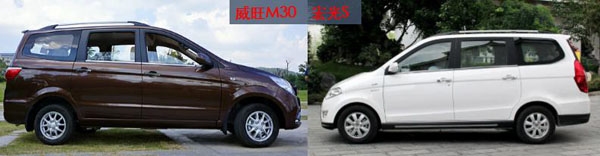 MPV“配置控”北汽威旺M30角力五菱宏光S MPV 北汽威旺M30 五菱宏光S