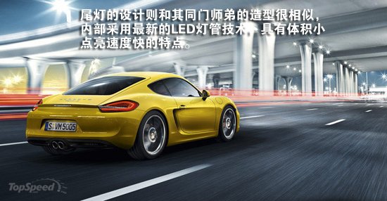 保時捷全新Cayman跑車官圖解析