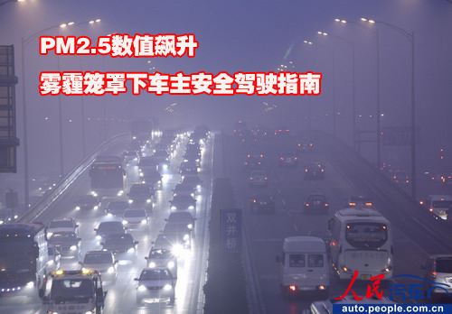 PM2.5數值飙升 霧霾籠罩下車主安全駕駛指南