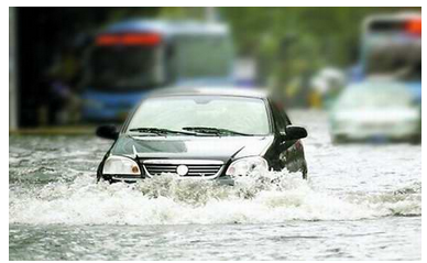 汽車進水