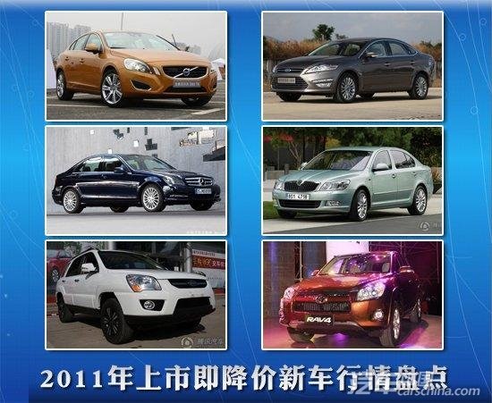 年度特輯：2011年上市即降價新車行情盤點